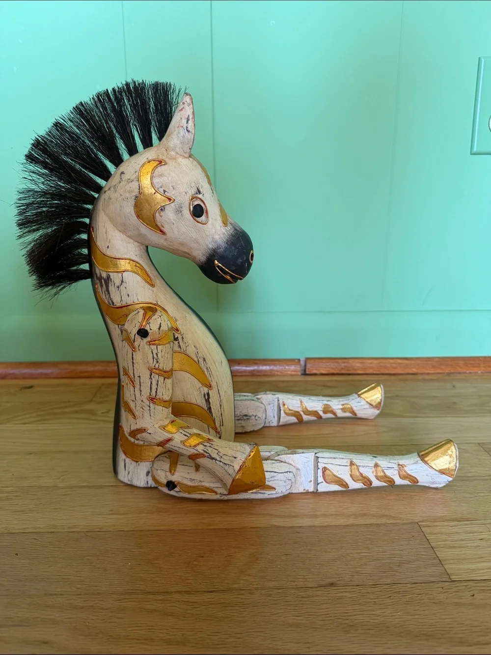 Decorative Wooden Zebra Pier 1